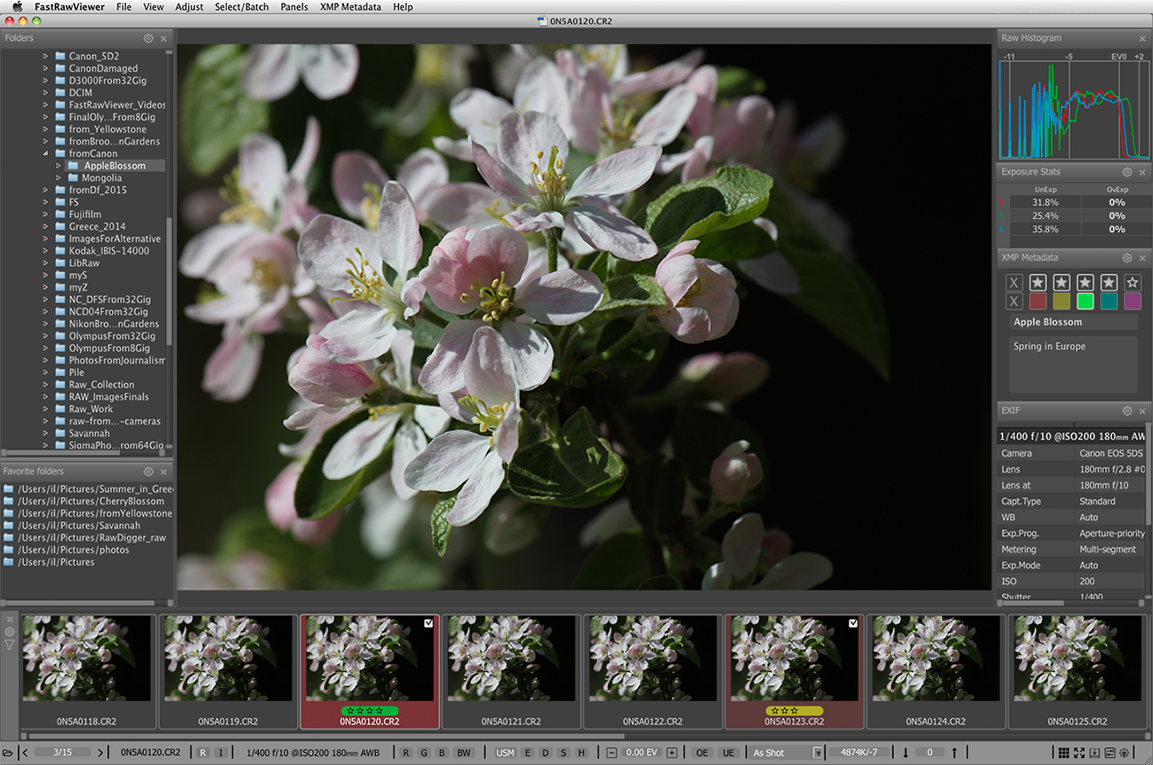 Raw Viewer for Canon for Mac OS X and Windows | FastRawViewer