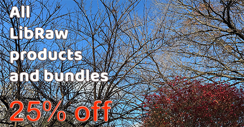 LibRaw. End of Fall Sale 25%