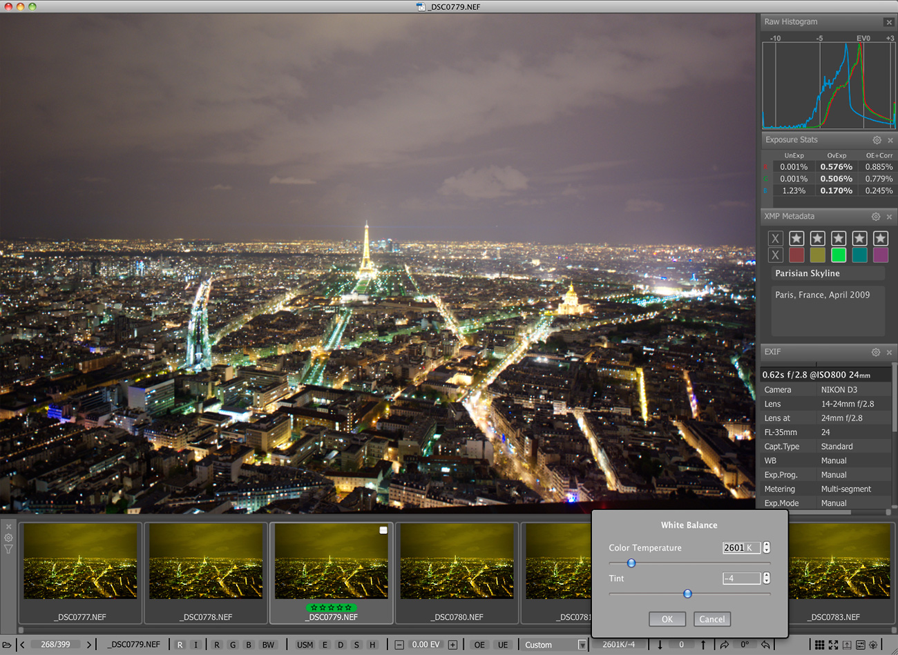 FastRawViewer White Balance