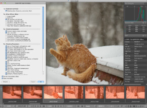 FastRawViewer Choose EXIF Data to Display